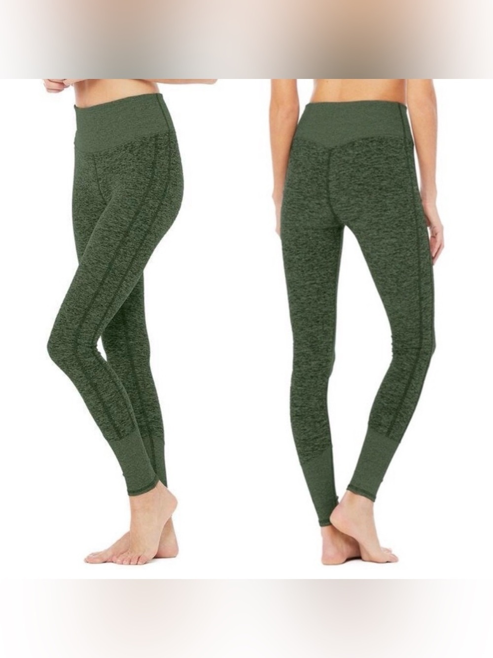 Alo Yoga Green High Waist Alosoft Lounge Leggings XXS - Picture 9 of 9